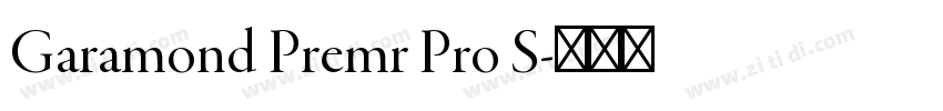 Garamond Premr Pro S字体转换